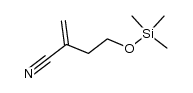 2-methylene-4-((trimethylsilyl)oxy)butanenitrile Structure