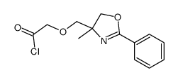 2-[(4-methyl-2-phenyl-5H-1,3-oxazol-4-yl)methoxy]acetyl chloride Structure