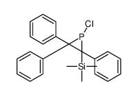 (1-chloro-2,3,3-triphenylphosphiran-2-yl)-trimethylsilane结构式