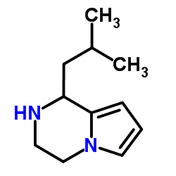 1-Isobutyl-1,2,3,4-tetrahydropyrrolo[1,2-a]pyrazine结构式