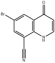 6-Bromo-4-oxo-1,4-dihydro-8-quinolinecarbonitrile图片