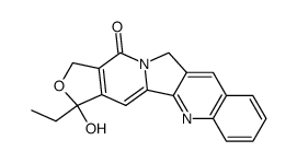 (+-)-3-ethyl-1,11-dihydro-3-hydroxy-3H,13H-furo[3',4':6,7]indolizino[1,2-b]quinolin-13-one结构式