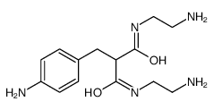 N,N'-bis(2-aminoethyl)-2-[(4-aminophenyl)methyl]propanediamide结构式