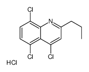2-Propyl-4,5,8-trichloroquinoline hydrochloride结构式
