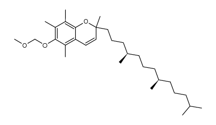 (2R,4'R,8'R)-3,4-Didehydro-6-O-(methoxymethyl)-α-tocopherol Structure