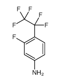 3-Fluoro-4-(pentafluoroethyl)aniline结构式