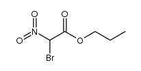 propyl 2-bromo-2-nitroacetate Structure