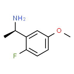 (R)-1-(2-fluoro-5-methoxyphenyl)ethan-1-amine Structure