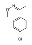 1-(4-CHLOROPHENYL)ETHANONE O-METHYL OXIME structure