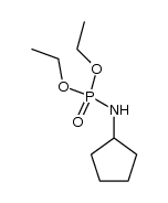 diethyl N-cyclopentylphosphoramidate Structure