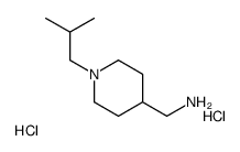 (1-Isobutylpiperidin-4-yl)methanamine dihydrochloride structure