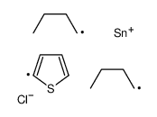 dibutyl-chloro-thiophen-2-ylstannane结构式