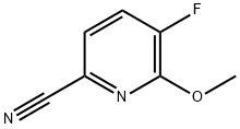 5-Fluoro-6-methoxypicolinonitrile Structure
