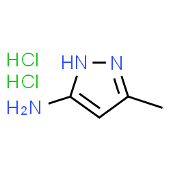 5-METHYL-1H-PYRAZOL-3-YLAMINE DIHYDROCHLORIDE Structure