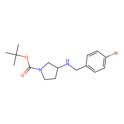 tert-butyl 3-[(4-bromophenyl)methylamino]pyrrolidine-1-carboxylate picture