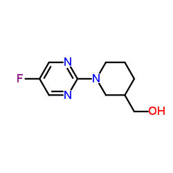 [1-(5-Fluoro-pyrimidin-2-yl)-piperidin-3-yl]-methanol structure