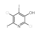 2,5-Dichloro-4,6-diiodopyridin-3-ol structure