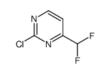 2-氯-4-(二氟甲基)嘧啶结构式