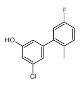 3-chloro-5-(5-fluoro-2-methylphenyl)phenol Structure