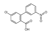 4-chloro-2-(3-nitrophenyl)benzoic acid结构式