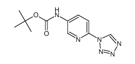 tert-butyl (6-(1H-tetrazol-1-yl)pyridin-3-yl)carbamate Structure