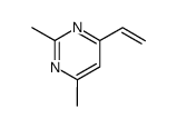 Pyrimidine, 4-ethenyl-2,6-dimethyl- (9CI)结构式