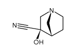 rac-(1R,3R,4S)-3-hydroxy-1-azabicyclo[2.2.1]heptane-3-carbonitrile Structure