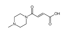 (2E)-4-(4-methylpiperazin-1-yl)-4-oxobut-2-enoic acid结构式