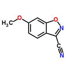 6-Methoxy-1,2-benzoxazole-3-carbonitrile结构式