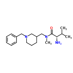 N-[(1-Benzyl-3-piperidinyl)methyl]-N-methyl-L-valinamide Structure