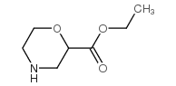 ETHYL 2-MORPHOLINECARBOXYLATE structure