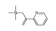 Pyridine,2-[1-[(trimethylsilyl)methyl]ethenyl]-(9CI) Structure