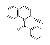 1-Benzoyl-1, 2-dihydro-2-quinolinecarbonitrile Structure