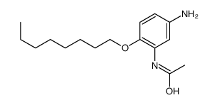 N-(5-amino-2-octoxyphenyl)acetamide结构式