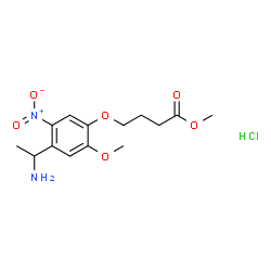 4-(4-(1-氨基乙基)-2-甲氧基-5-硝基苯氧基)丁酸甲酯盐酸盐图片