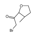 Ethanone, 2-bromo-1-(tetrahydro-3-methyl-2-furanyl)-, (2S-cis)- (9CI) Structure