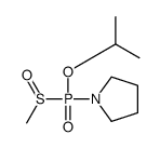 1-[[(R)-methylsulfinyl]-propan-2-yloxyphosphoryl]pyrrolidine结构式