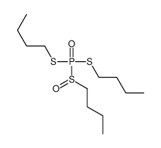 1-[butylsulfanyl(butylsulfinyl)phosphoryl]sulfanylbutane Structure