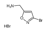 1-((3-溴异噁唑-5-基))甲胺氢溴酸结构式