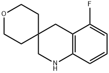5'-Fluoro-2',4'-dihydro-1'H-spiro[oxane-4,3'-quinoline] Structure