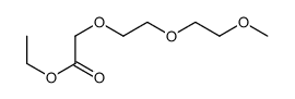 ethyl 2-[2-(2-methoxyethoxy)ethoxy]acetate结构式