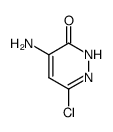 4-氨基-6-氯哒嗪-3(2H)-酮结构式