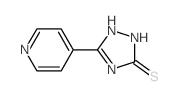 3H-1,2,4-Triazole-3-thione,1,2-dihydro-5-(4-pyridinyl)-结构式