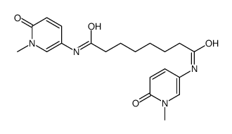 N,N'-bis(5-(1-methyl-2-pyridonyl))-1,6-hexamethylenedicarboxamide结构式