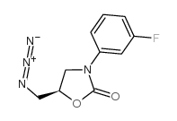 5-(azidomethyl)-3-(3-fluorophenyl)-1,3-oxazolidin-2-one Structure