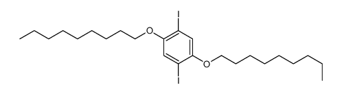 1,4-DIIODO-2,5-BIS(NONYLOXY)BENZENE structure