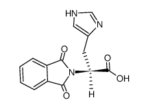 N-phthaloyl histidine结构式