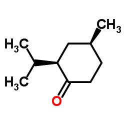 Cyclohexanone, 4-methyl-2-(1-methylethyl)-, (2R-cis)- (9CI) picture