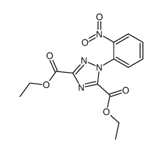 diethyl 1-(2-nitrophenyl)-1,2,4-triazole-3,5-dicarboxylate Structure