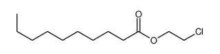 2-chloroethyl decanoate structure